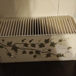 Vintage Mail Organizer Stationary File Box